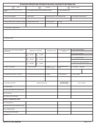 Document preview: AFTO Form 230 Standard Reporting Designation (Srd) Candidate Information