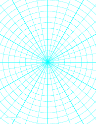 Document preview: Polar Graph Paper - Circle