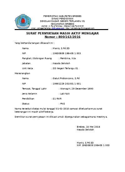 8c Format Surat Tambahan Jam Mengajar