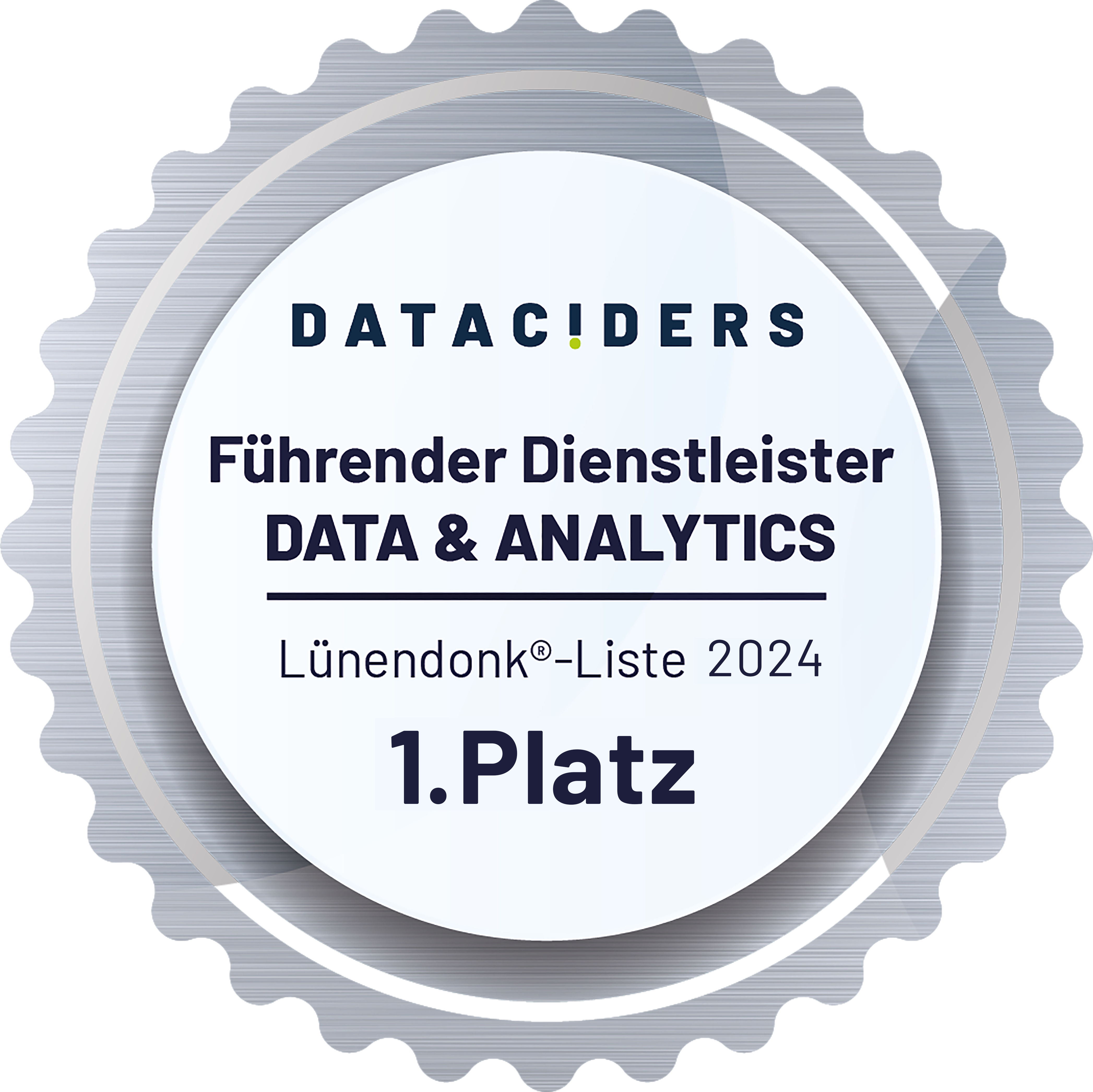 Lünendonk-Studie 2024 Auszeichnung führender Dienstleister für Data & Analytics im deutschsprachigen Raum