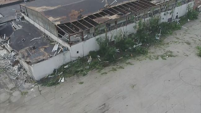 Hara Arena ripped apart after strong tornadoes touch down in Dayton area (WKEF/WRGT)