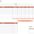 Printable Income And Expense Form