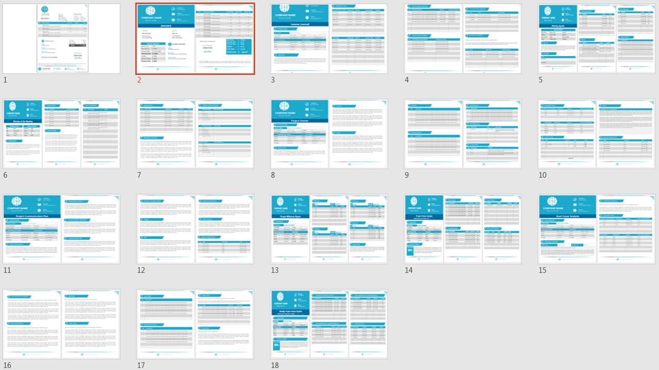 Word Templates From Analysistabs With Project Management Templates Word