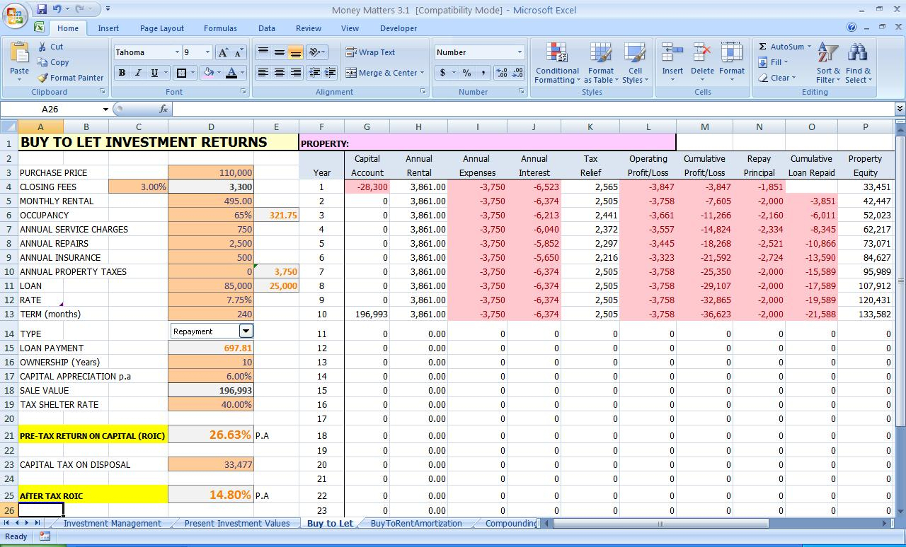 Excel simple bank account tracker - feetintelli