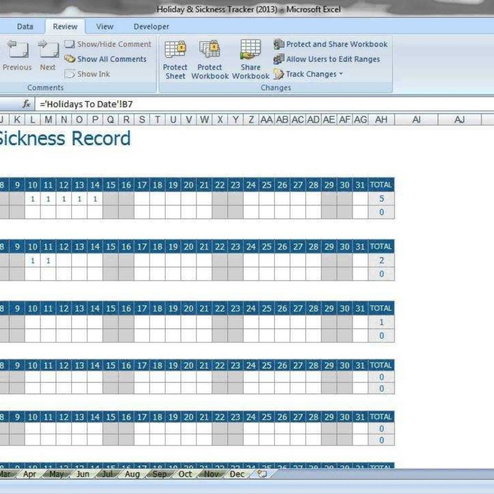 Free Employee Vacation Tracker Excel Template 2024 - Clarie Brittni