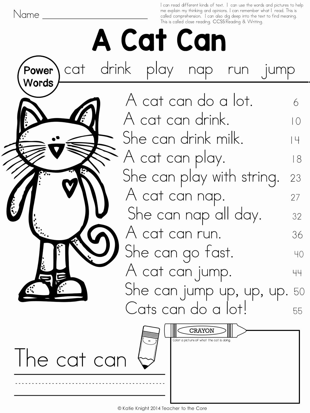 1st Grade Reading Printable Worksheets