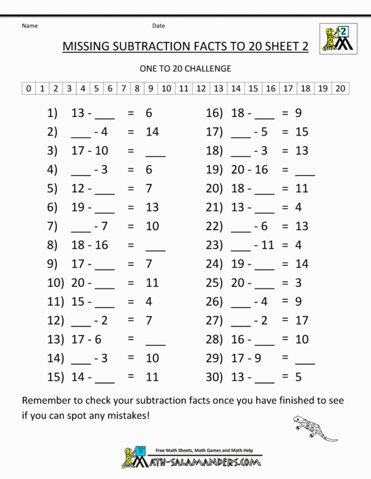 Printable Math Worksheets For 2Nd Grade image.