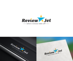 Review Jet | Logo Design by andriasgaluh