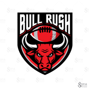 BULL RUSH | Graphic Design by SofiaDesignStudio