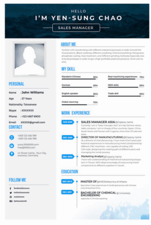 Resume Design by phoenixeye