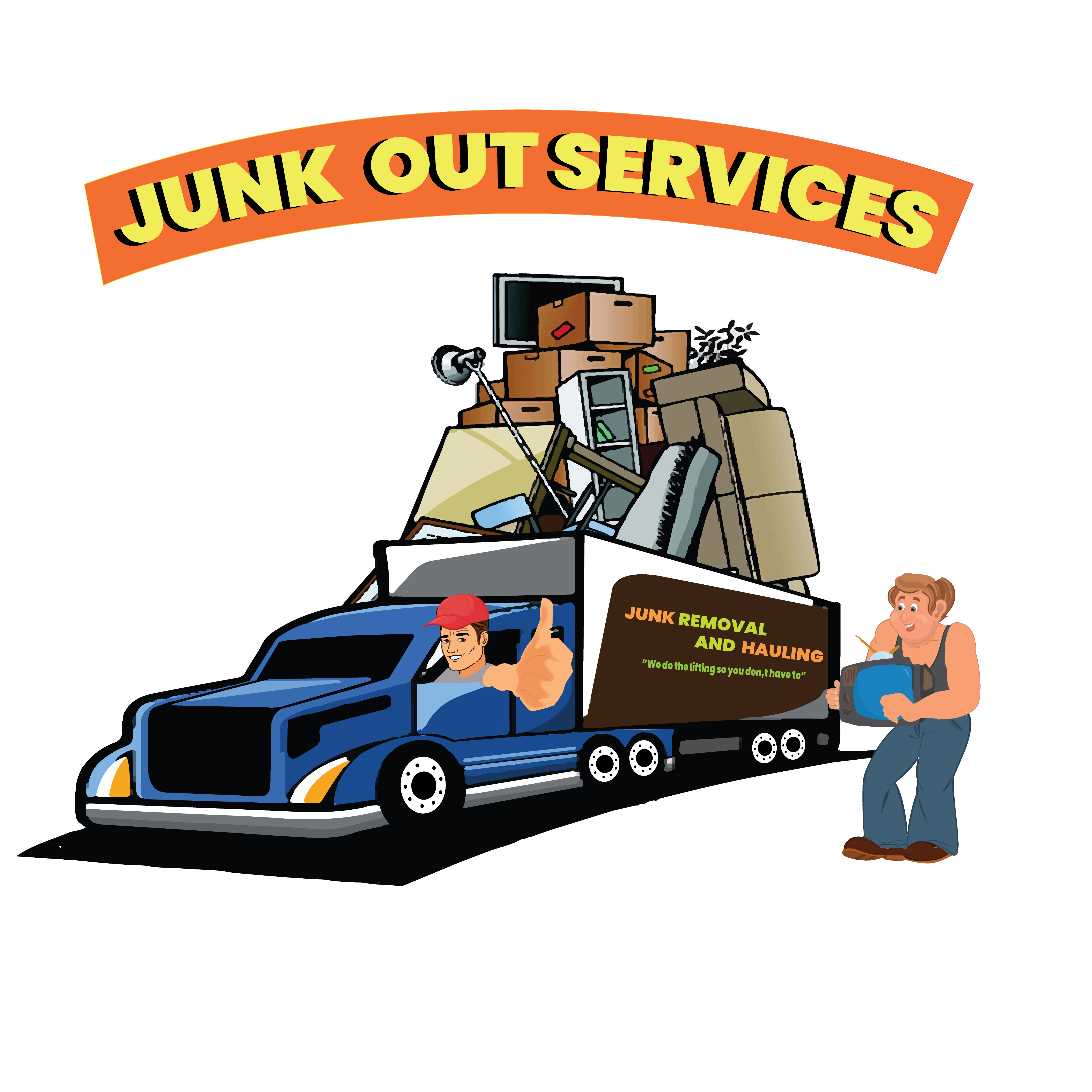 Logo Design by Alif 6 for Junk Out Services | Design #23433518