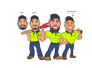 Cartoon Characters Needed for Fence Company