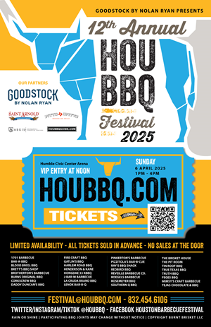 2025 Houston Barbecue Festival poster design