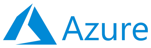 Azurblaues Logo