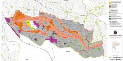 Karte von Sapopembra São Paulo - Besetzung der Erde