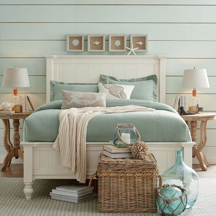 Coastal Themed Bedroom Harmonious Nautical Interior Design Ideas