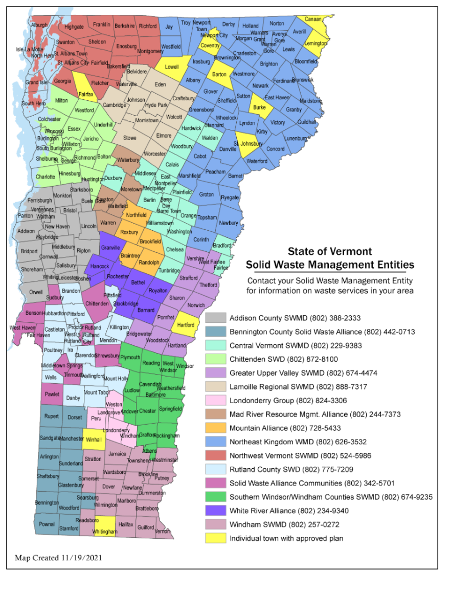 Detailed Map Of Vermont Towns - vrogue.co