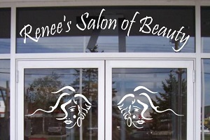 Beauty Salon Logo Signs Vinyl Die-cut Decal