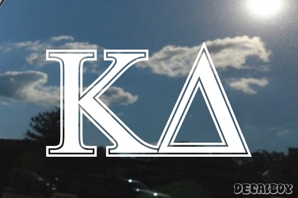 Kappa Delta Vinyl Die-cut Decal