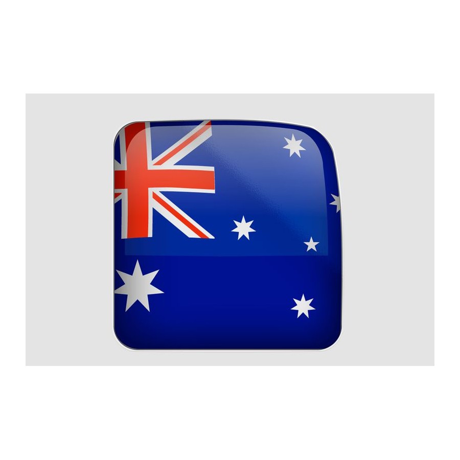 Australia Flag Style 17 Sticker - DecalsHouse