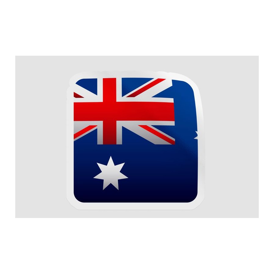 Australia Flag Style 32 Sticker - DecalsHouse image.