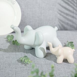 Elephant Shaped Decorative Ceramic