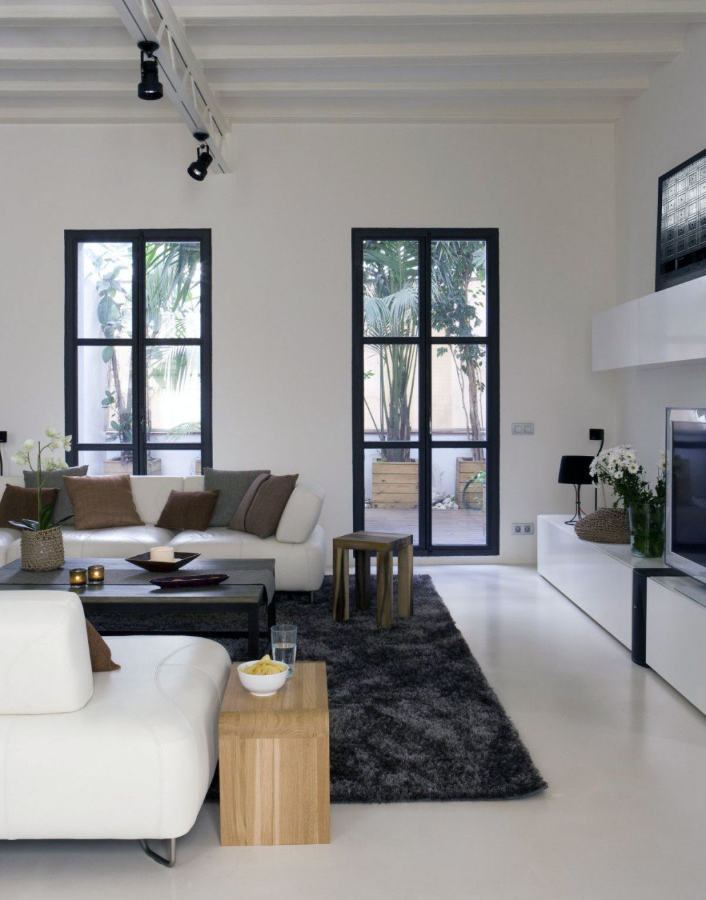 black-white-living-room-windows