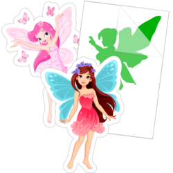 Medieval & Mythical Creature Stickers– Dragons, Fairies, Wizards, More