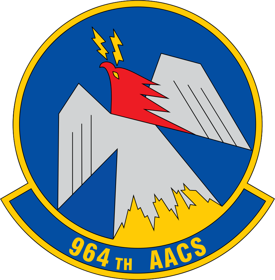 Air Force 964Th Airborne Air Control Squadron Sticker