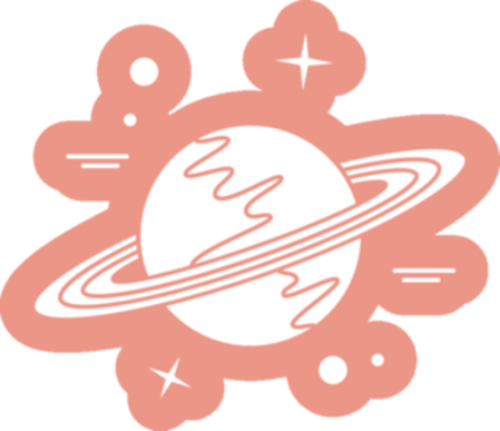 Planet Saturn Sticker