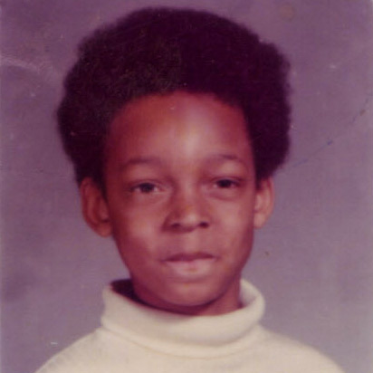 Fashion designer Maurice Malone 3rd grade class photo