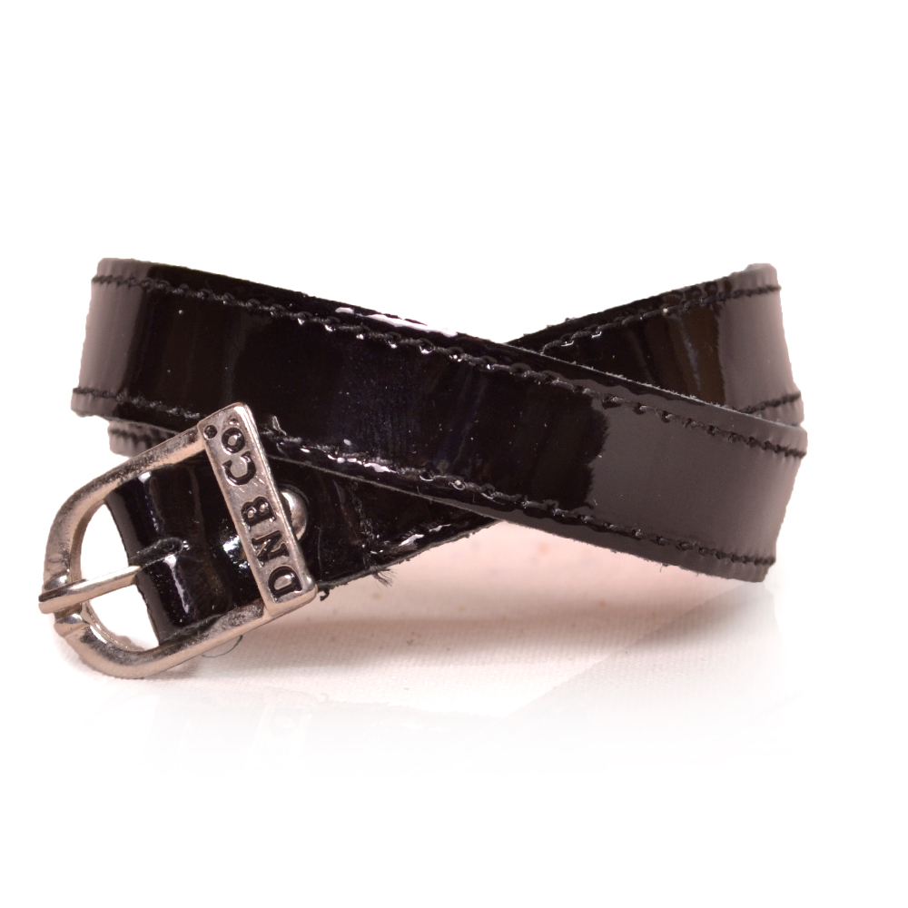 Patent Black Spur Straps