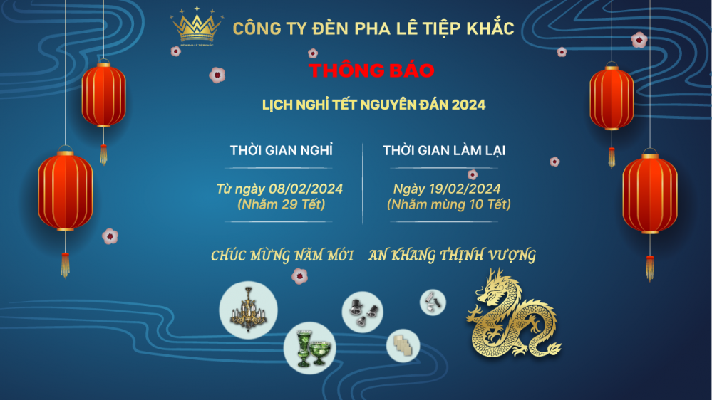 thông báo nghỉ tết