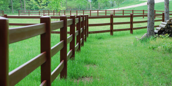 HDPE Ranch Fencing PVC Vinyl Plastic