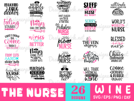 The Nurse SVG Bundle, Nurse Svg Bundle