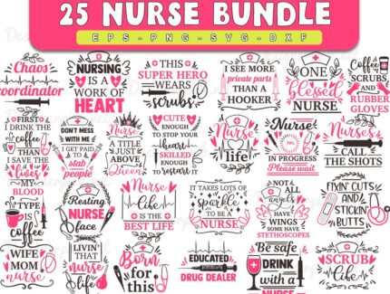 Nurse SVG Bundle, Nurse png