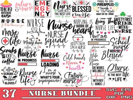 Nurse Svg Bundle