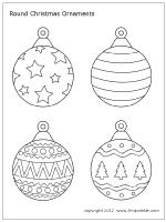 Christmas Ornaments coloring