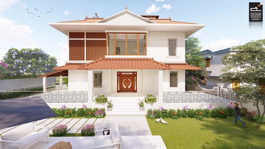 traditional Kerala style residence design