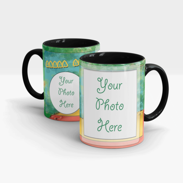 Custom Birthday Gift Mug-Black