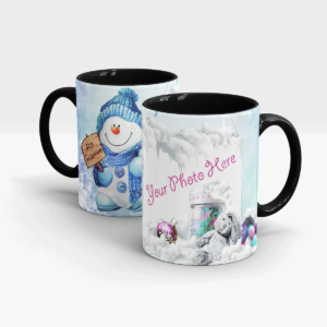 Winter Customized Coffee Mug-Black