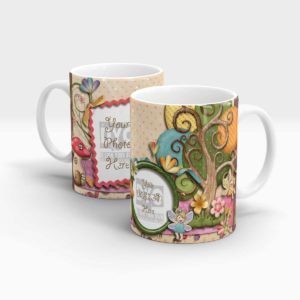 Fairy's Garden Custom Birthday Gift for Kids Mug