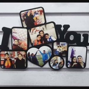 Design Your Own Customized I Love You Design Picture Frame