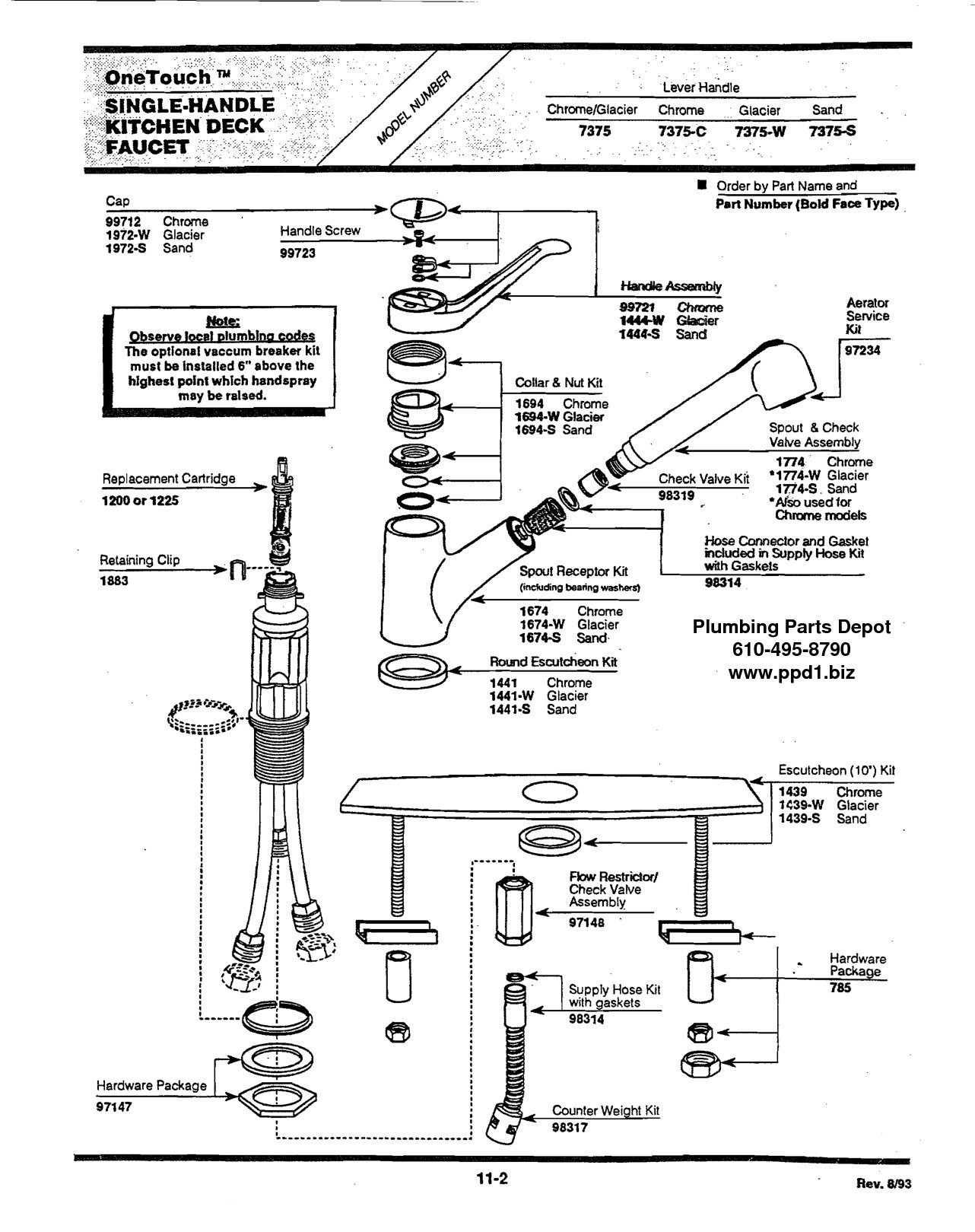 Delta A112.18.1 Kitchen Faucet Manual