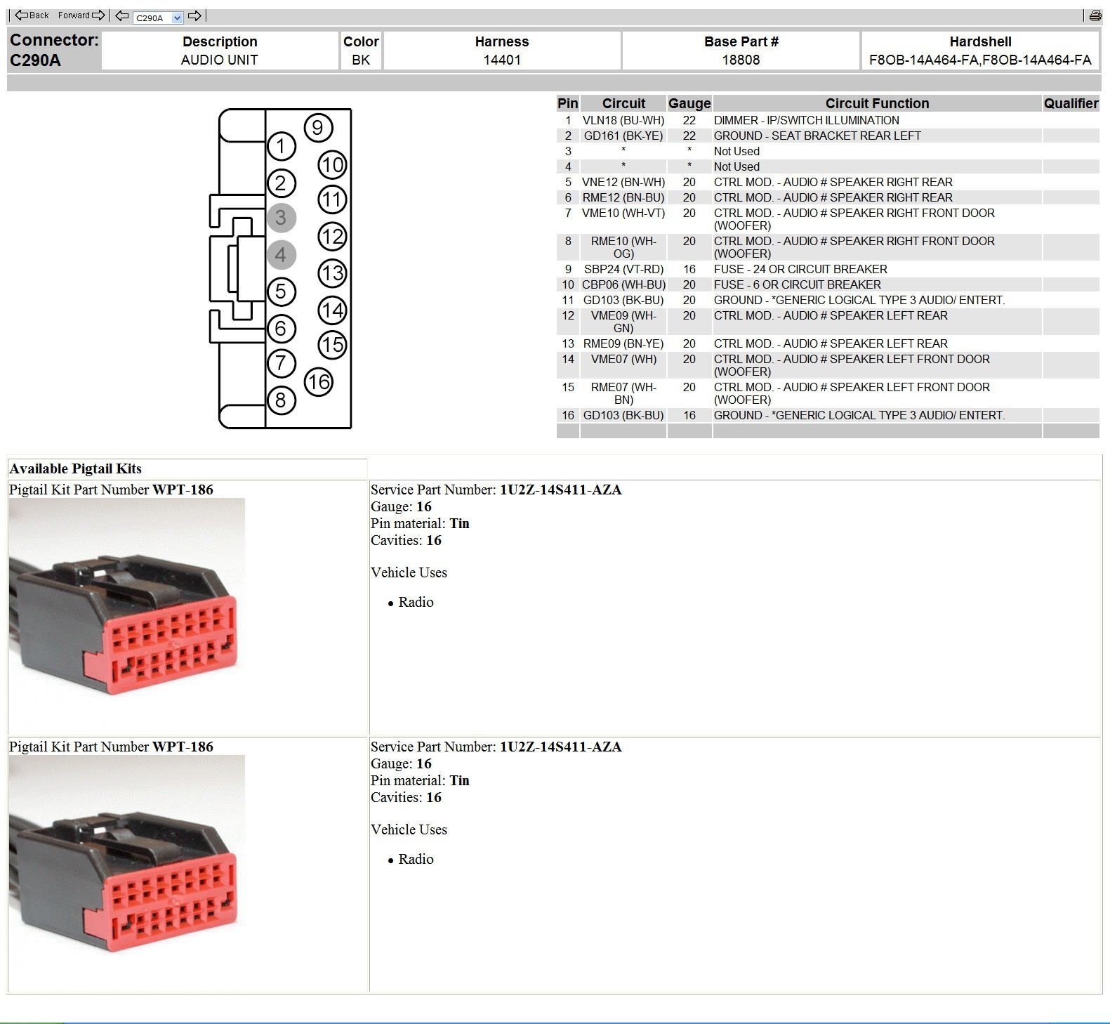 2006 ford Escape Wiring Diagram 06 ford Escape Radio Diagram Wiring Diagram for You Of 2006 ford Escape Wiring Diagram