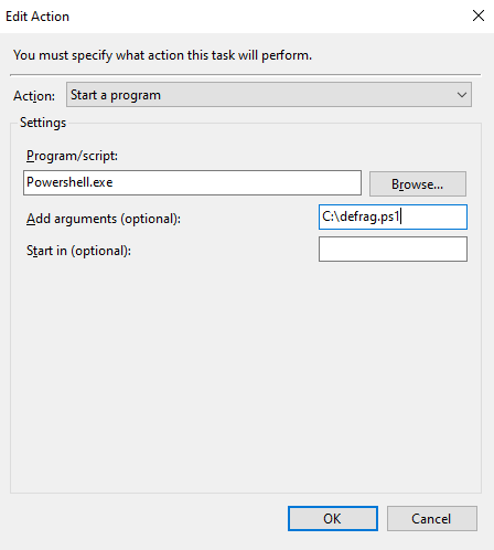 Automate defragmentation using PowerShell script - CHG IT CONSULTANCY ...