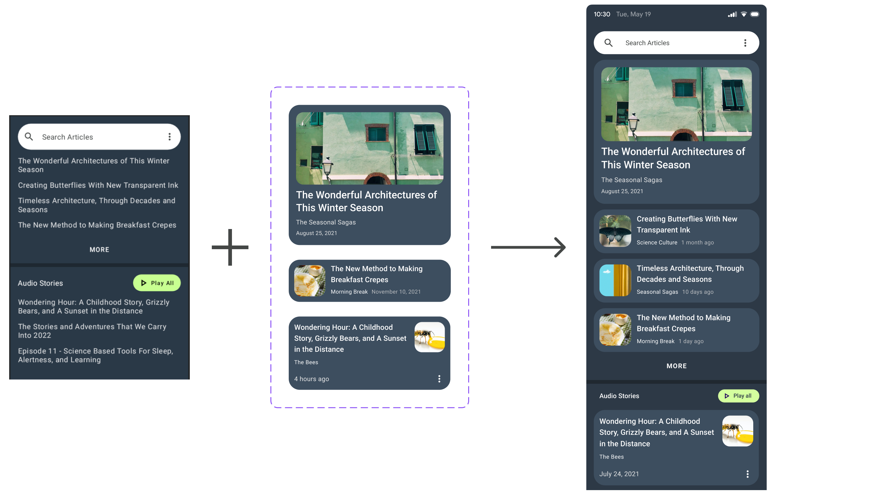 News App Tutorial overview