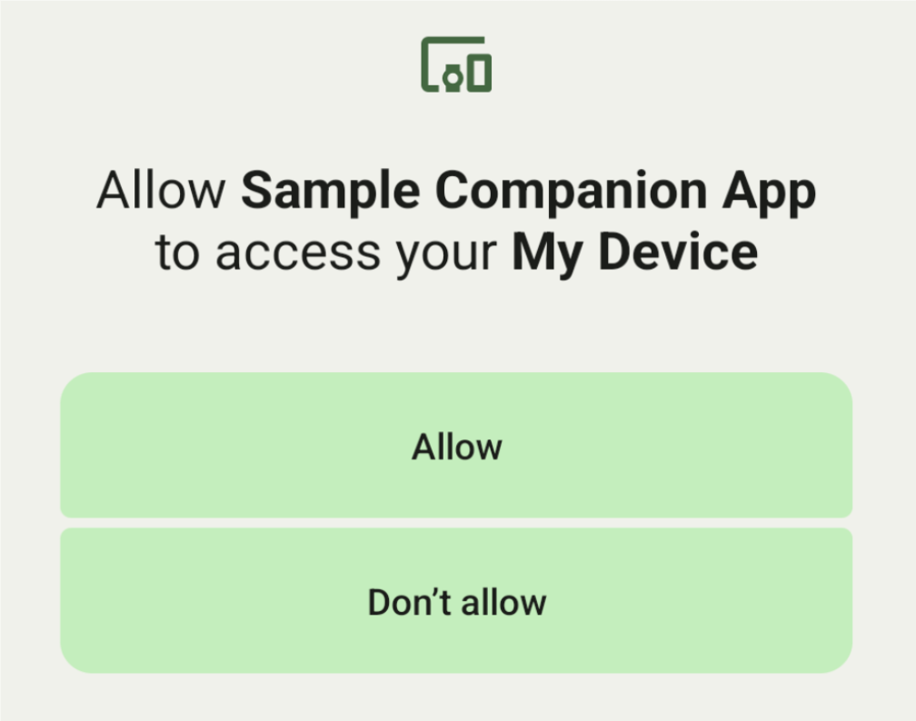 Single device pairing