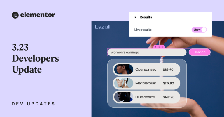 Elementor 3.23 Developers Update