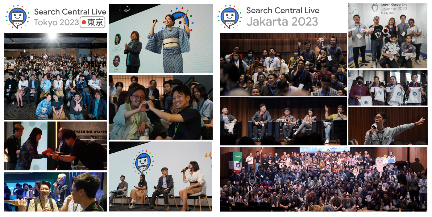 Search Central Live Tokyo e Giacarta 2023